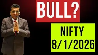 nifty prediction for tomorrow & bank nifty analysis for thurshday 8/1/2026