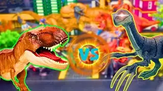 🦖 Becklespinax vs Siat Meekerorum | Jurassic Fan Film 🔥 Dinosaur Rampage Rocks the City!