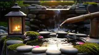 Amazing: Soothing Sleep Music 🌿 Bamboo Water Fountain for Deep Sleep Meditation