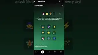 [Spell Wallet] Daily Puzzle 22-01-2025 #gaming #airdrop #spellwallet #free #crypto #cryptocurrency