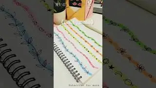 doodle Dividers 🌼 ❤️#shorts #shortvideo #viralshorts