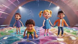 Fall Guys Jelly Jumper Bounced Off a Giant | Nursery Rhymes for Kids & Baby Songs