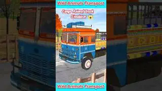 Insane Wild Animal Cargo Transport 🚛🐘 | Dangerous Jungle Delivery Mission #shorts #ytshorts #gaming