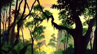 The Jungle Book (1967) - The Bare Necessities(Reprise) [UHD]