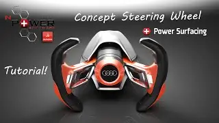 Concept Steering Wheel | SolidWorks Tutorial