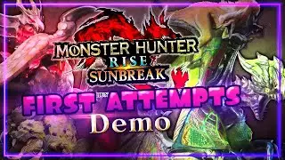 FIRST Fights vs MALZENO and ASTALOS in MHRise Sunbreak (Demo) | Reaction