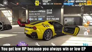 CSR2 - How to get High RP in a Season