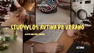 STUDYVLOG: rutina de verano + vuelvo a estudiar inglés #studyvlog #ingles #estudio 