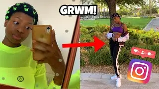 GRWM To Take Instagram Photos! + My Faith Routine!