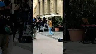 Munich Musicians live performance, Odeonsplatz, M&uuml;nchen