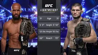 Demetrious Johnson vs Khabib Nurmagomedov Full Fight - UFC 4 Fight Of The Night