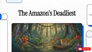 Most Dangerous Amazon Animals  Shocking Facts #AmazonRainforest #DangerousAnimals #StrangeFacts #new