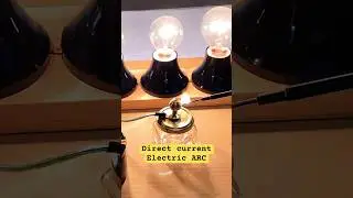 Direct current electric ARC⚡️ #experiment #highlights #volt #power #science #diy #electroexperiment
