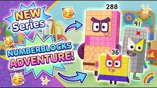 Numberblocks - Квадратные числа! Тридцать шесть могут умножаться