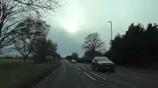 Driving On The A449 From Ombersley To Worcester, Worcestershire, England 29th January 2025
