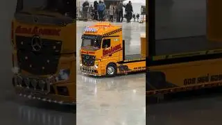RC truck is carrying beer