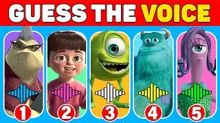 Guess the Monsters Inc Characters by Their Voice - Quiz for Fans!