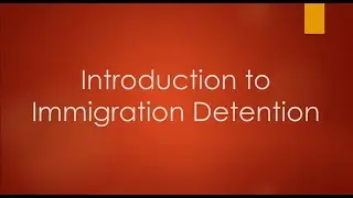 Introduction to Immigration Detention