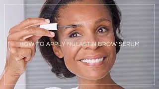 How To Apply BROW Shape Altering Serum with Elastaplex&reg; | NULASTIN