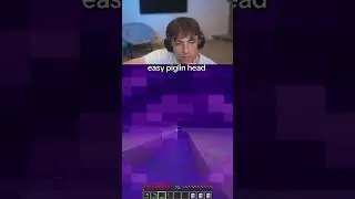 Easiest Piglin Head Method
