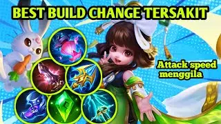 Change attack speed,damage brutal change tersakit build 2025 | mobile legends