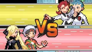 Pokemon Radical Red 4.1 Hardcore - vs Rocket Admins Archer and Ariana (Double Battle with Brendan)
