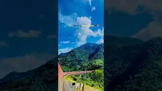 New haflong |haflong train view | #travel #halflong #nature #viral