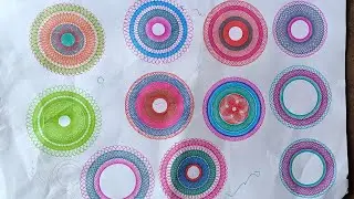 Spirograph drawing art tutorials 😍. #shorts #satisfying #ytshorts #2024 #live #usa