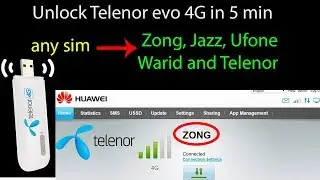 Free Unlock Telenor EVO | E8372h 21.328 Without Open | Telenor 4g Evo unlock