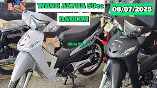 B&aacute;o gi&aacute; Wave alpha 50cc Daelim mới nhất ng&agrave;y 08/07/25 tại CH Mai Duy&ecirc;n. Khải Phạm #alpha #50cc #xe
