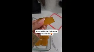 How to Make Your Own Peach Mango Collagen Gummies 🍑🥭