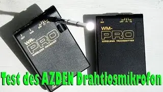 AZDEN WLX-PRO CE Funkmikrofon - Review/Test German/Deutsch