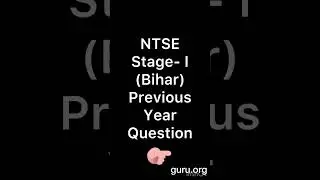 NTSE Previous Year Questions #ntse #ntse2019 #ntseexam2021 #ntse  #ntse2022 #ntsecourse #ntsestage2