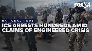 ICE arrests hundreds amid claims of engineered immigration crisis