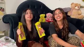 COLOR GIFTS EXCHANGE GAME WITH SISTER 😁😂#alizehjamali