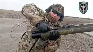 Shooting training with the killer of armored vehicles and Ukrainian troops the Russian M72 LAW.