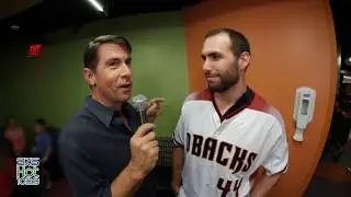 Smasher chats w/ Paul Goldschmidt -Donates over $186K to the Phx Children's Hospital!