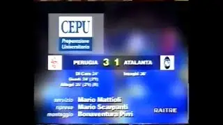 1996-97 (5a - 13-10-1996) Perugia-Atalanta 3-1 [DiCara,F.Inzaghi,Giunti,Allegri(R)] Serv D.S.Rai3