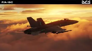 DCS F18C Flying Finger Four Formation