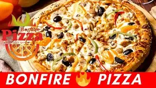 How To Make Perfect Bonfire Pizza At Home  Pizza Dough Recipe by cooking loving بون فائر پیزا