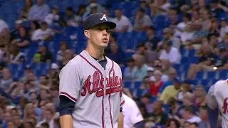 ATL@TB: Wisler fans Casali to escape a jam in the 4th
