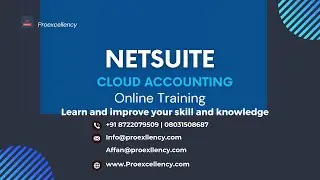 NetSuite Cloud Accounting Online Training: A Step-by-Step Guide from experts | Proexcellency