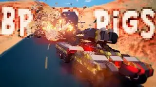 Giant Lego Machine Gun Tank - THE ULTIMATE ATOMIC BOMB! | Brick Rigs
