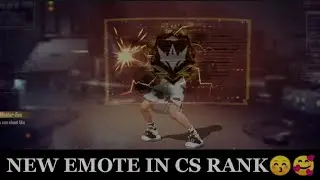FREE FIRE CS RANK SEASON 13 FREE EMOTE 😍🤩