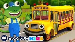 Sammy The School Bus! | Gecko's Garage: Nursery Rhymes & Baby Songs | Learn ABCs & 123s