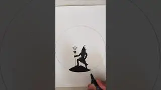 Lord Shiva Easy Drawing Tutorial |Shivratri Special Drawing#shorts #shivratri #viral