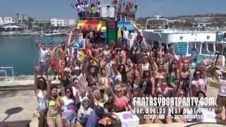 FANTASY BOAT PARTY AYIA NAPA CYPRUS MAY 2ND 2015