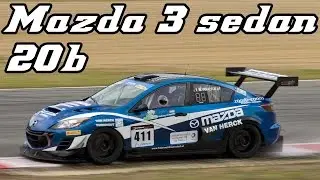 Mazda 3 sedan 20B - first race win of 2014 at Circuit Zolder