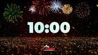 10 Minute Celebration Timer 🎆⏰ | Fireworks Countdown for Events, Parties & New Year