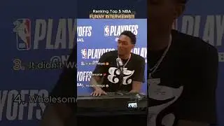 😂 Top 5 Funniest NBA Interviews Ranked! 🎤🏀 #funny